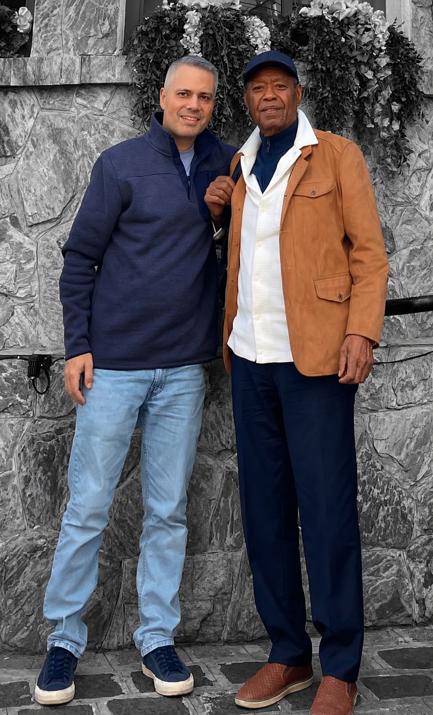 Bruno Miranda with Dr. Ron Kenoly